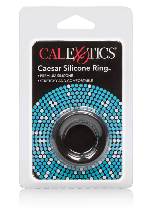 Anello in silicone Caesar nero