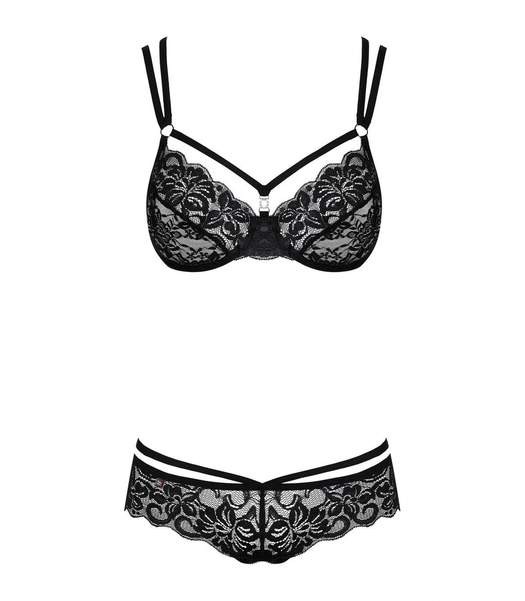 860-SET-1 SET 2 PEZZI NERO S/M